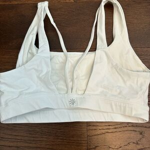 Athleta white sports bra